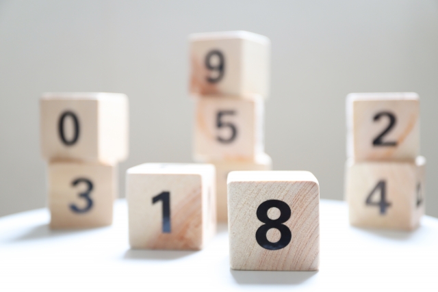 数字のブロック